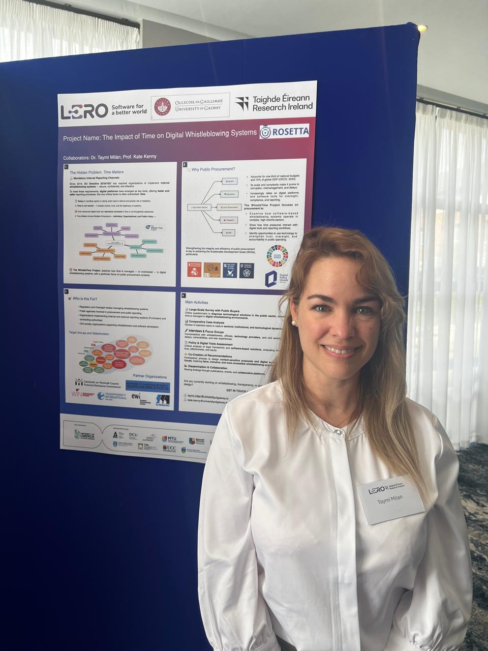 ROSETTA Fellow Showcases Research at Poster Presentation