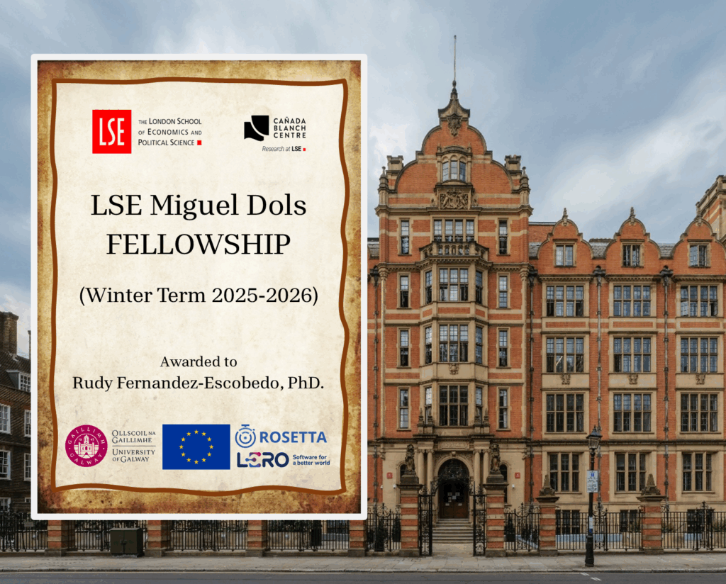 Rosetta Fellow Awarded Lse Miguel Dols Fellowship Rosetta