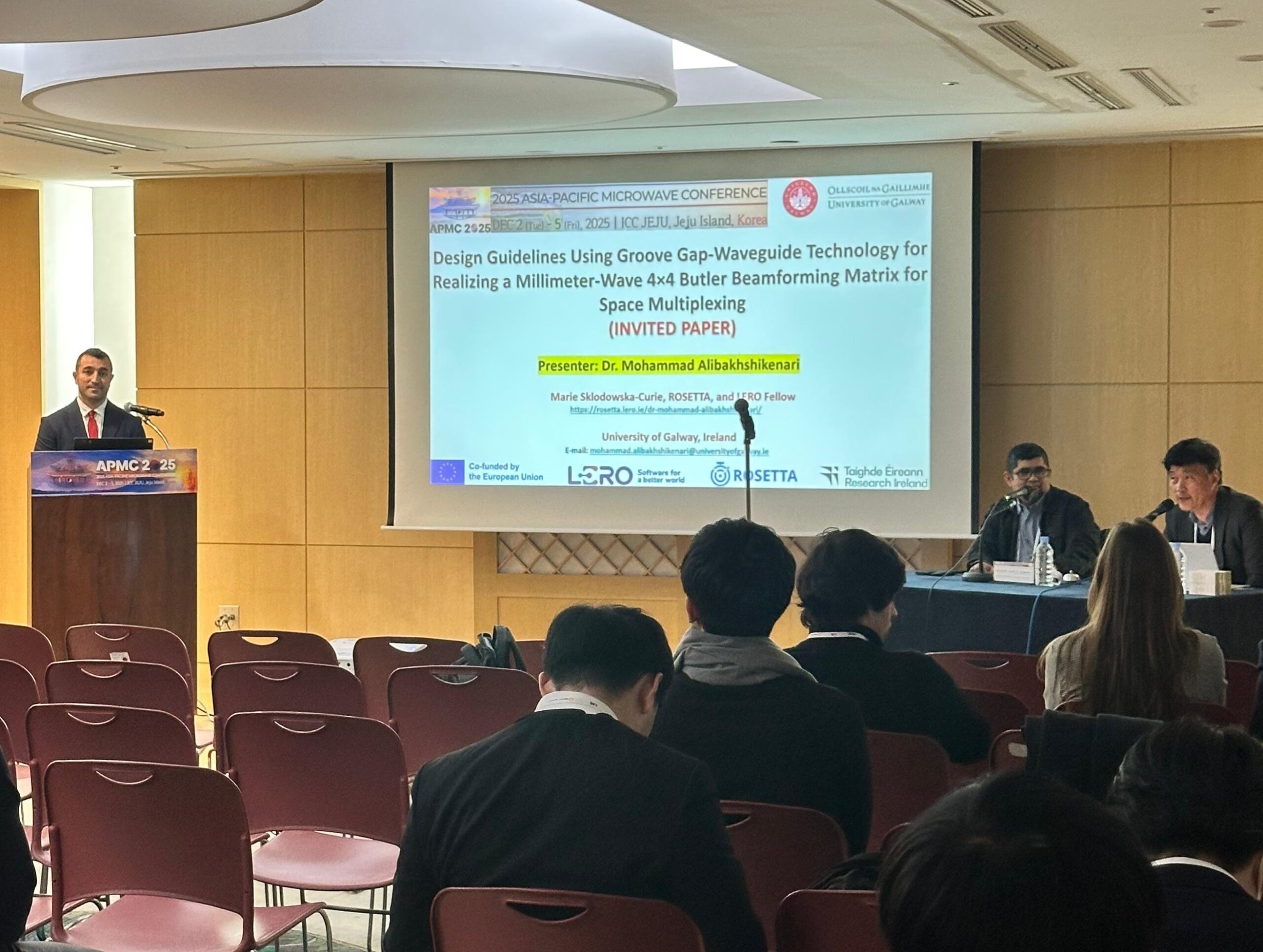 ROSETTA Fellow presents at the 37th Asia-Pacific Microwave Conference (APMC)